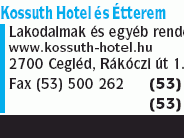 Kossuth Hotel és Étterem